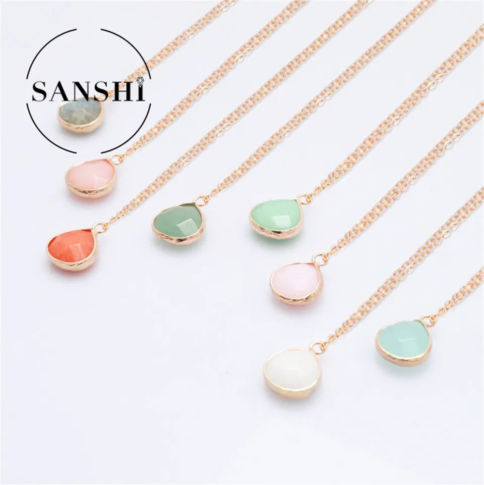 Factory Fashion Jewelry Drop Pendant Nature Stone Pendant Women Jewelry Pendants