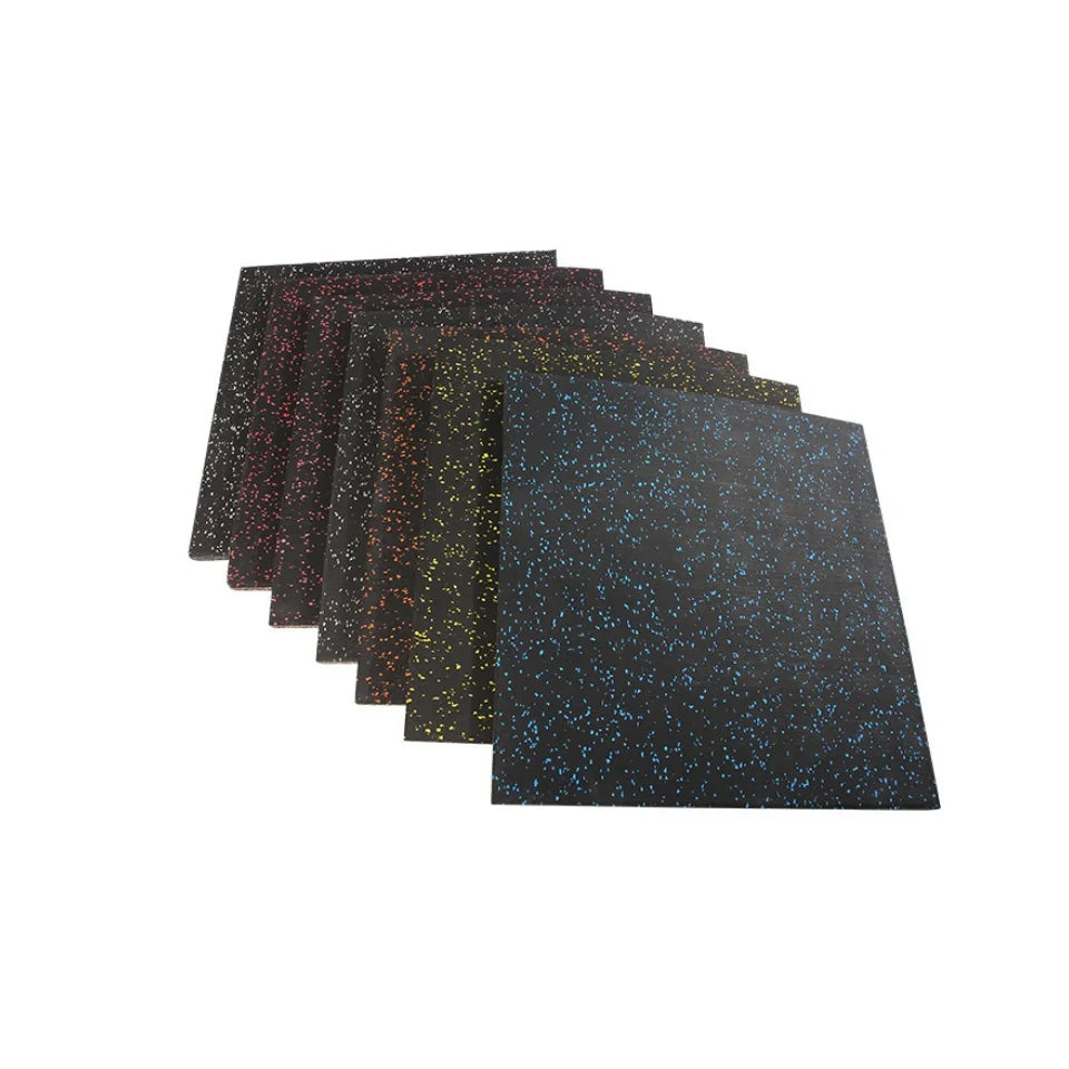 Environmentally Friendly Wear-Resistant and Shock-Absorbing EPDM Rubber Mats with Locking System for Gyms and Sports Flooring