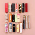 CF Fashion Custom Metallic square Luxury Empty Lipstick Tubes Packaging DIY Plastic Round Cute 12.1mm Lipstick Containers MegaBDM