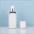 Luxury Square Acrylic Lotion Pump Bottle 30ml 50ml 100ml Airless Plastic Bottles Cosmetic Cream Jar Skincare Packaging Set