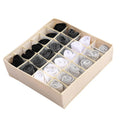 Factory Outlet Single Tier Foldable Underwear Storage Box 7/16/24 Grid Drawer Type Organizer for Clothing and Socks