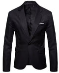 Mens Blazers Slim Fit Business Casual Men Suit Sport Coat One Button Travel Blazer Lightweight Suit Jacket