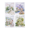 25 Sheets/pack PET Double White Ink Sticker Pack Green Garden Series Garden Layout Materials