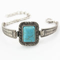 Wholesale Vintage Turquoise Bracelet Fashion Geometric Shape Bracelet Alloy Chain Bracelet SD1003623