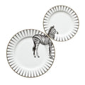 Factory Hot Sale Hotel Restaurant Porcelain Dishes Ceramic Dinner Nordic Plate Custom Animal Logo Printed Ceramic Plate Sets