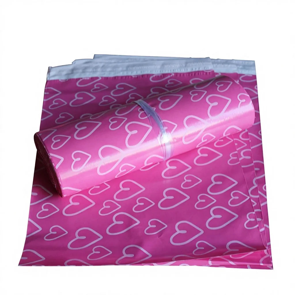 Co-ex LDPE Poly Mailers Shipping Envelopes Mailing Bag Custom Design Eco-friendly Pink Customized Mailers Self-adhesive Envelope