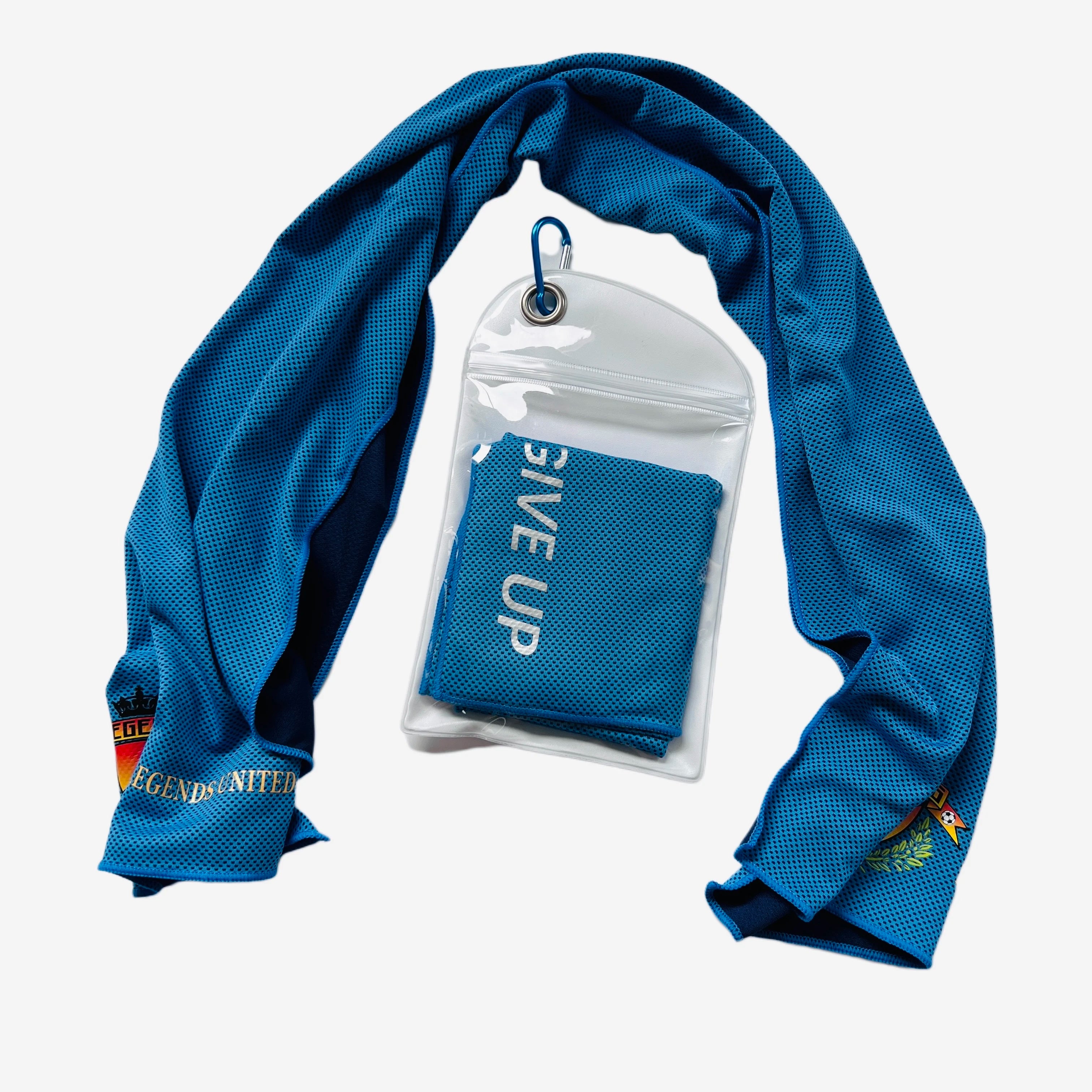 Custom Quick-Drying Absorbent Sweat Instant Cool Microfiber Sport Gym Towel Woven Plain Style