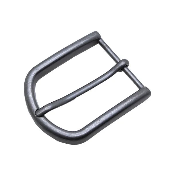 Wholesale 35mm Zinc Alloy Half Round Pin Buckle Simple Design Metal Belt Buckle for Men's Jeans Trousers and Bag Accessories