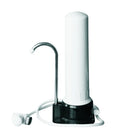 Two-Stage Manual Countertop Direct Drink Water Filter with 304 Stainless Steel and Activated Carbon for Household Use