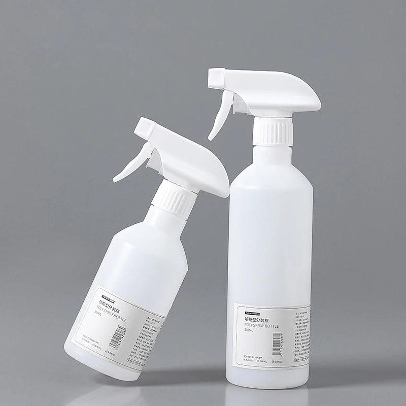 16oz 500ml White HDPE Soft Touch Trigger Spray Bottle Multi-Purpose Easy Open End Cheap Detergent Cleaner Mist Spray Bottle