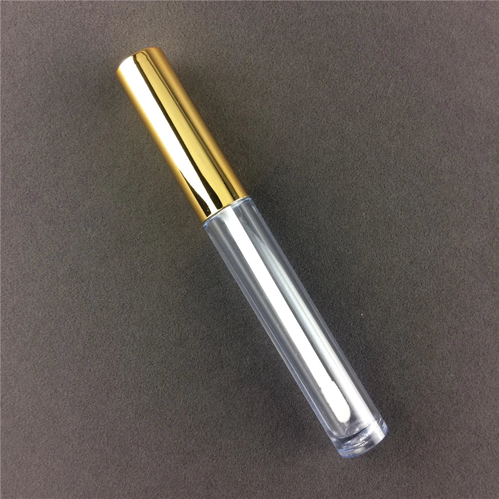 Personalised Empty Luxury White and Gold Lipgloss Tubes 2024