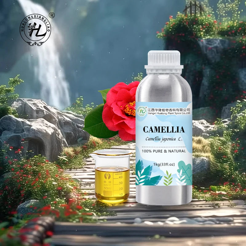 Japanese Tsubaki Oil for Skin Face Care - 100% Pure Natural Camellia Japonica Seed Cold Pressed Cosmetic Grade | 1kg