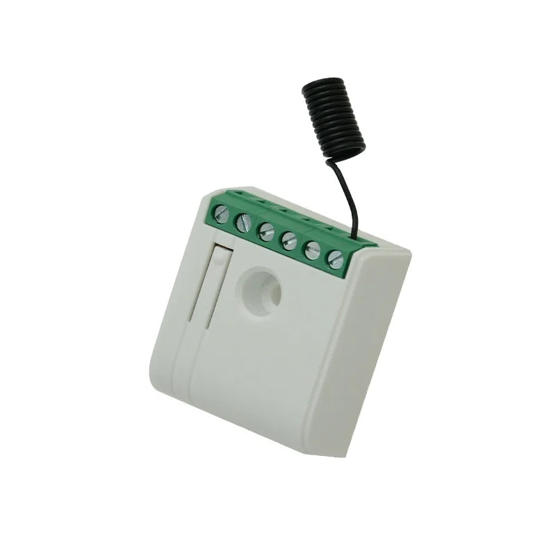 YET477 2025 Hot Selling DC/AC 9-24V 1 Channel 433.92mhz Garage Controller for Hospital School & Supermarket
