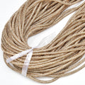 6mm Round Rhinestone Cord Glitter Glass Crystal Rope for Hoodies Sport Pants Garment Diamond Tube String