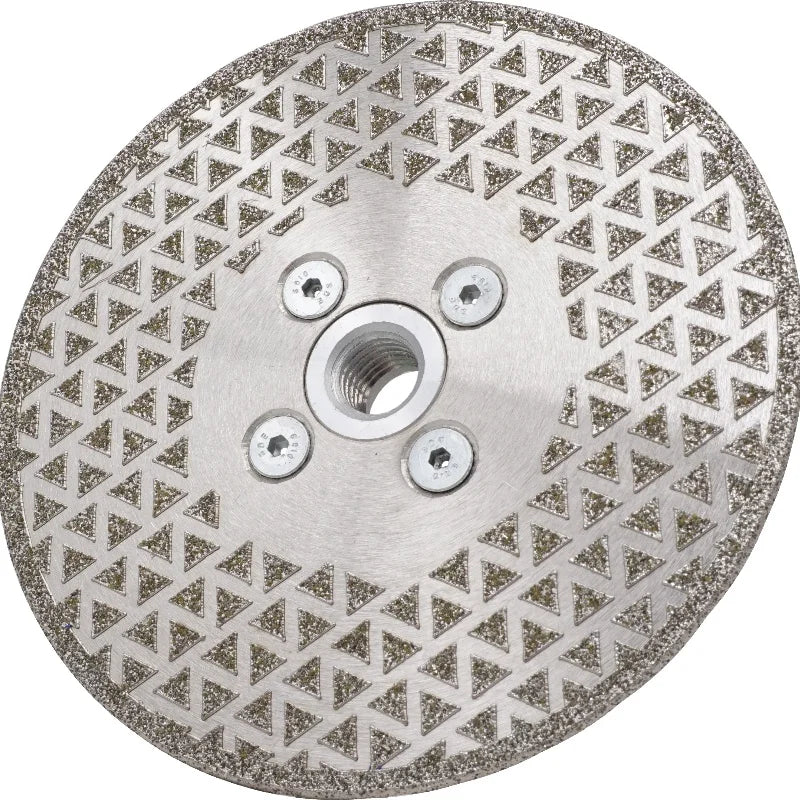 105mm-230mm EL1 MTX Electroplated Diamond Dry Saw Blade With Side Protection Cutting Marble Ceramic Stone Disc