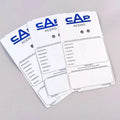 Brand Custom Logo Resistant Manufacturing Sizes Rolls Plastic High Temperature Tag