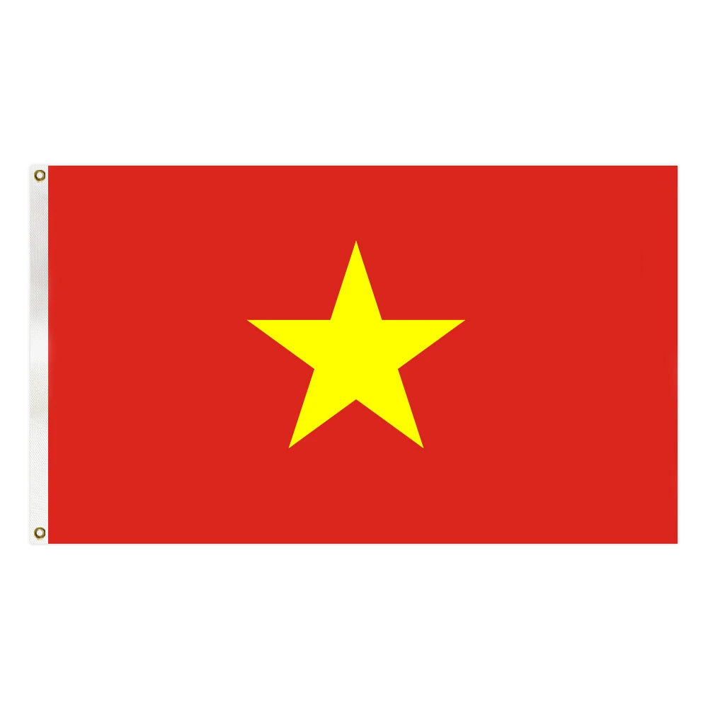 3X5FT Vivid Color and UV Fade Resistant All Different Countries Professional Flag Factory Vietnam Flag