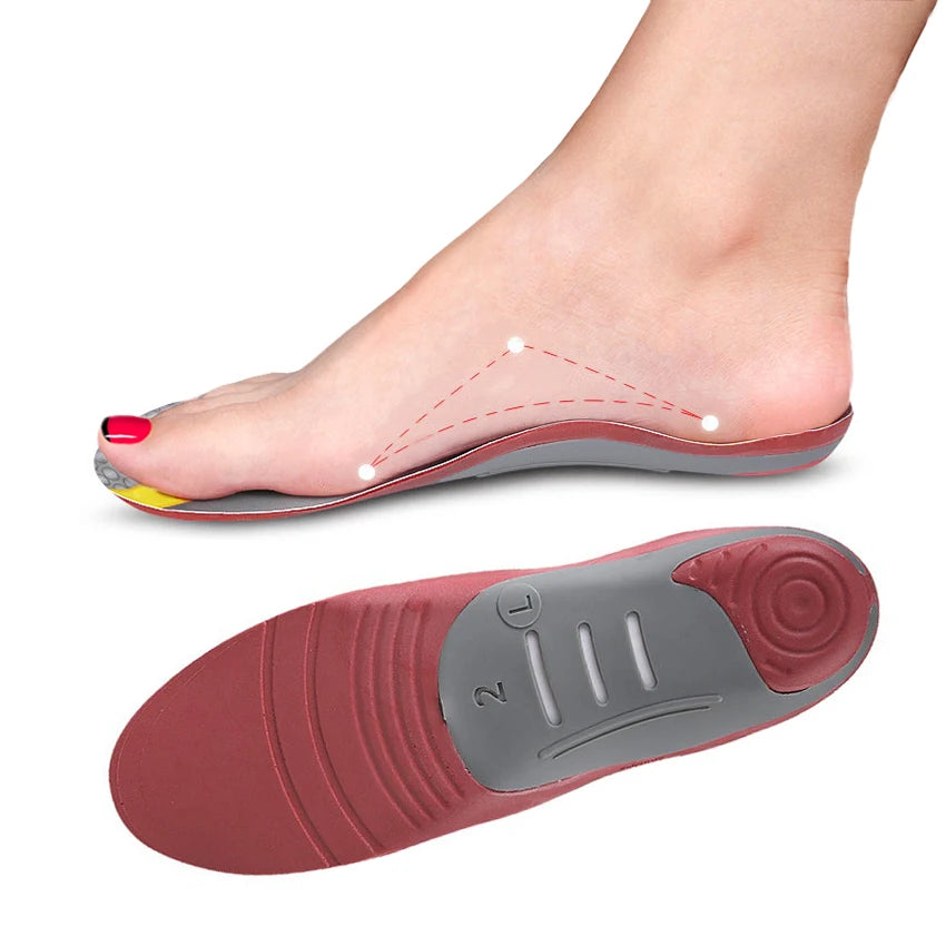 Plantar Fasciitis Feet Insoles Arch Supports Orthotics Inserts Relieve Flat Feet High Arch Foot Pain Sports Orthopedic Insoles