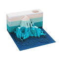 Wholesale New Popular Creative 3D Model Paper Craft Souvenir Gift Decoration Memo Pad Sticky Notes