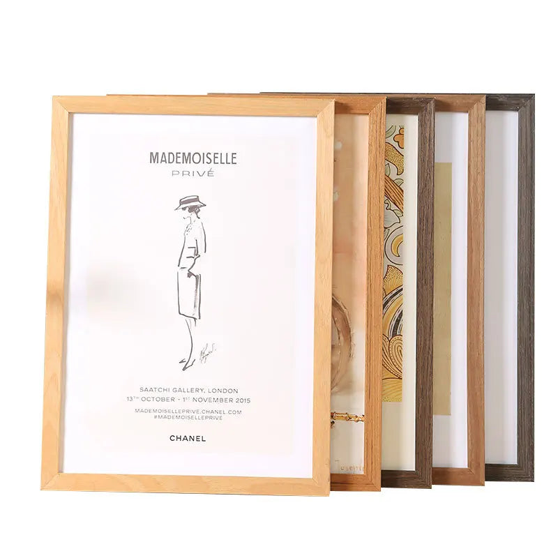 Wood Modern Style Wall Art Frame Picture Hanging Photo Frame