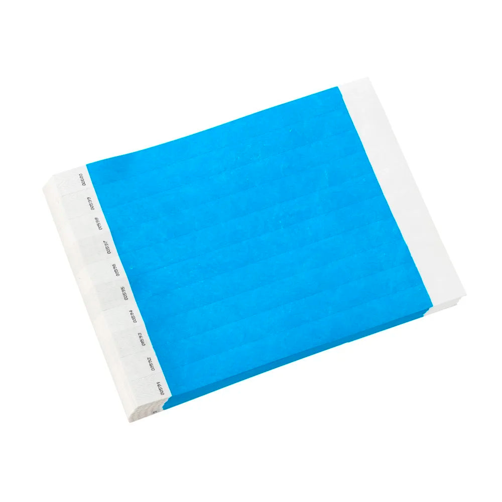 Promotion Color Paper Wristband 19x250mm 1000/Pack Waterproof Eco-Friendly Disposable Bracelet Strong Adhesive Pulseras