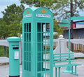 Outdoor Art Decoration Telephone Booth pink Telephone Booth pink Telephone Booth Photography Props for Wedding