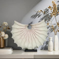 Sculpture Decor Polyresin Modern Europe New Unique Design Style Luxury Home Decoration Accessory Beige Engraved for Home