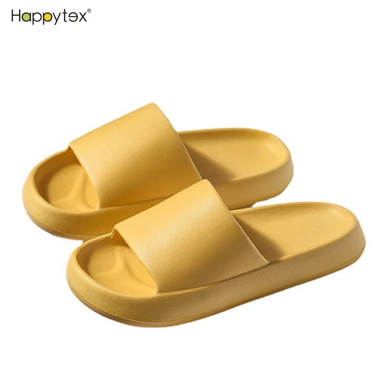 Comfortable Japanese Muffin EVA Thick Soft Bottom Winter Summer Custom Logo House Cloud for Slides