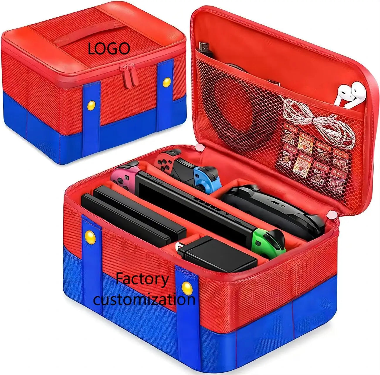 Large Portable Case for Nintendo Switch Game Console Pro Controller Digital Gear Storage Bag for Switch Accessories EVA Case