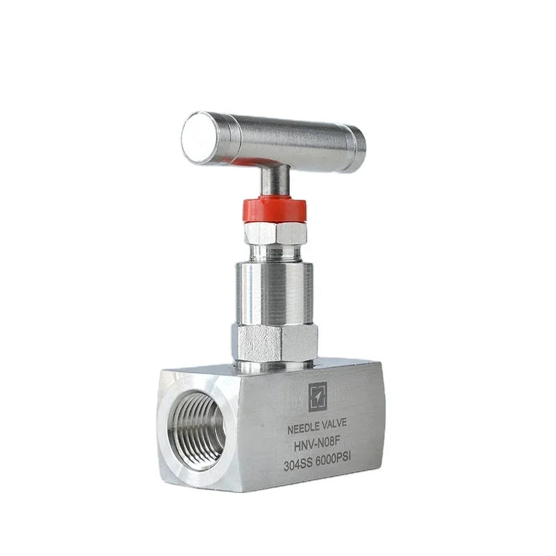 1/4" 3/8" 1/2" NPT Female High Pressure Stainless Steel 304 Shut Off Needle Globe Valve J13-320P Crane Flow Control