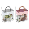 Hot Sale New Acrylic Hand-carry Engagement Partner Gift Box Screen Printing Customizable Size Color Transparent Square Bucket