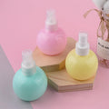 Roller Ball Shape Water Stress pink clear Blue Yellow PET Plastic Bottle 120ml 4oz Round Shape Water Stress Plastic Ball Bottles