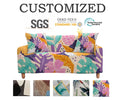 Cat Scratch Cloth Multi-Functional Living Room Corner Sofa Cover 3D Digital Printed Stretch Elastic Classic Slipcover