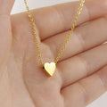 Heart Pendant Necklace for Women Wholesale Titanium Stainless Steel Chain Fashion Jewelry Engrave
