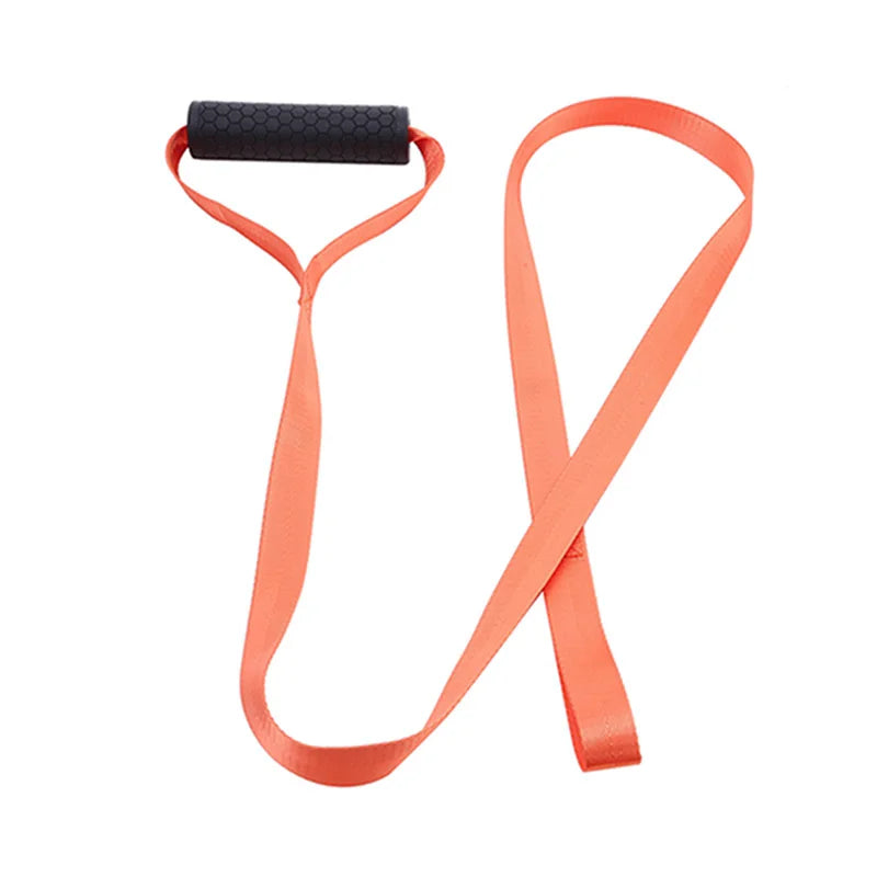 Harness Chest Dual Harness Cross Body Sled Pulling Straps Orange Adjustable High Strength Webbing Deer Tow Strap