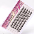 Yiernuo Wholesale Segments Cluster Eyelashes Extension Natural Individual Lashes DIY Segment Lashes Natural Individual