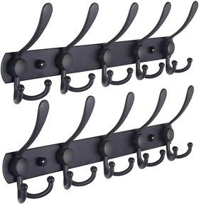 Wall Hanger Stainless Steel Metal Clothes Hook Rack Is Suitable for Coat Hat Towel Wallet Nightgown