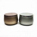 Empty Scented Candlestick Holder Black Gold Metal 8oz Durable Eco-Friendly for Home & Wedding Decor