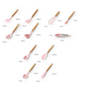Food Grade Pink Heat Resistant Kitchen Cooking Tools Silicone Utensil Set for Home Kitchen Use