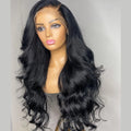 Natural Hairline Soft 18inch to 30inch Body Wave Glueless Wigs Human Hair Lace Front Brazilian Hair