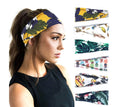 Sports Gear Floral Headband Bohemian Lady Bandwidth-edge Sweat-absorbing Yoga Elastic Hairband Fashion Hair Accessory Headband