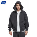 YLS Custom Winter Fleece Pullover Hoodie for Men-Solid Color Breathable Eco-Friendly Cotton/Polyester Streetwear