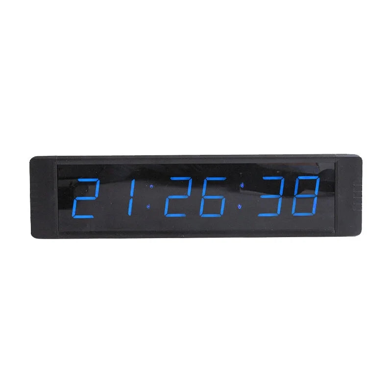Indoor Use Mini Digital Display Intelligent LED Wall Clock Electronic Programmable Timing Countdown Timer With Remote Control