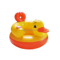 Safety Waterproof Children Duck Bathing Sitting Chair Kids Feeding Chairs Inflatable Baby Sofa
