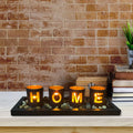 Z1 Cross-border Black Hollow Candlestick Iron Home Art Morocco Creative Ornaments Props Candlestick Candle Decoration
