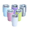 Custom Logo Color 2oz 2 Oz Metal Stainless Steel Blank Sublimation Miniature Cup Mini Tumbler Shot Glass With Straw Lid