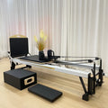 Aluminum Frame Pilates Reformer Machine Wholesale Black White TT for Studio