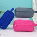 Promotion Large Capacity Polyester Bathroom Travel Makeup Bags Custom Logo Waterproof Airplane Wash for Toiletry Bag Perfect Gif