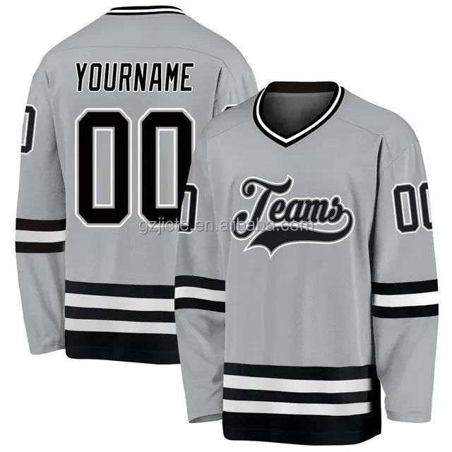 Wholesale Custom Professional Ice Hockey Jersey Team Wear Printed Your Name Number Training Jersey Uniforms for Youth Adult