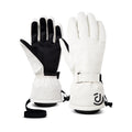 Ski Gloves Men's and Women's Winter White Warm Cycling Sports Spot Touch Screen Five Finger Outdoor Gloves Cotton